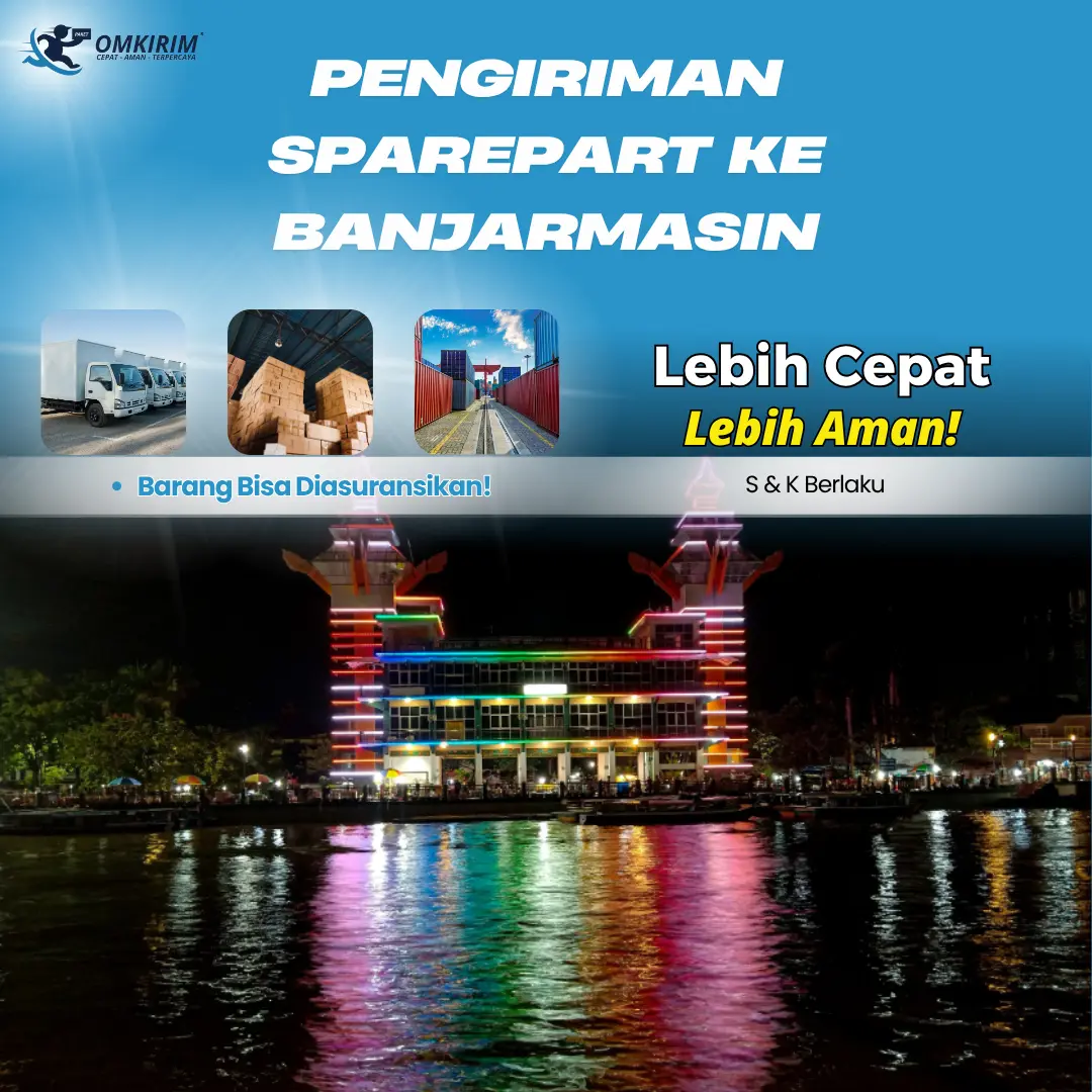 pengiriman sparepart jakarta ke banjarmasin